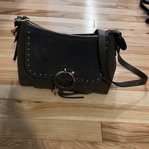 See By Chloe - grey crossbody bag with studs. Great condition.